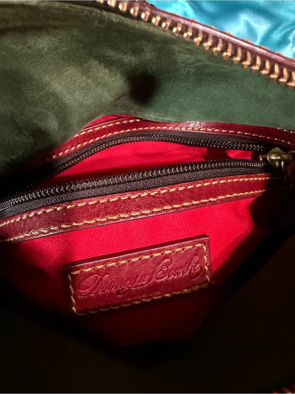 Dooney & Bourke Florentine Micro Satchel in Bordeaux